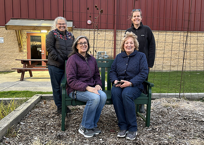 A Bench with a Purpose: Community Garden Marks its First Year with Recycled Plastic Bench from Munster Sustainable and Green